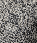 Coverlet. Cotton/Wool